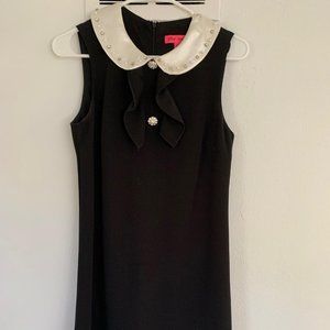 Betsy Johnson Black and White Shift Dress